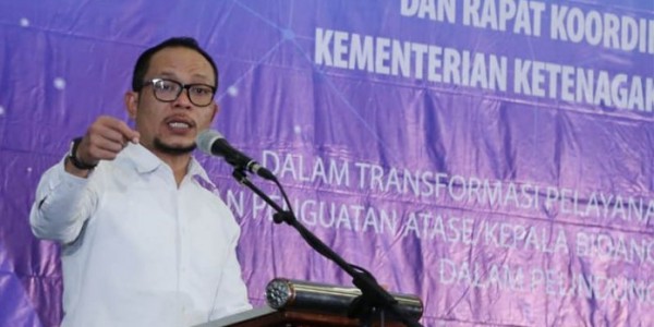Menaker Hanif Dhakiri, Minta Pengantar Kerja dan Atnaker Ciptakan Terobosan Layanan Publik