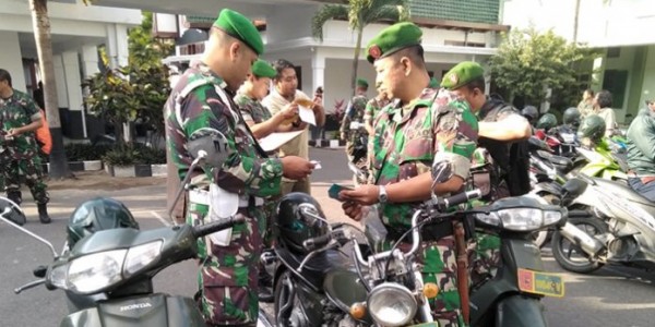 Kendaraan Dinas Dan Pribadi Prajurit Korem Baladhika Jaya Disidak