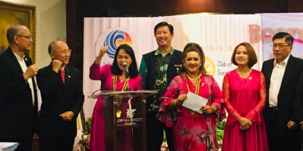 Resmi! Diana Andalusi Dikukuhkan Sebagai Presiden Rotary Club Surabaya Darmo