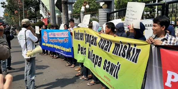 Geruduk Kantor Sri Mulyani, APPKSI Desak Jokowi Tak Tetapkan Pungutan Ekspor CPO