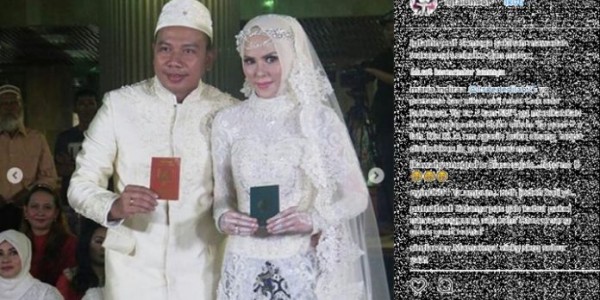 Tepis Keraguan, Vicky Prasetyo dan Angel Lelga Pamer Buku Nikah