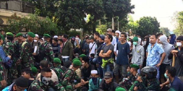 Ditenangkan TNI, Kawasan Petamburan Kondusif