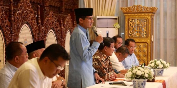 Sandiaga: Rakyat Ingin Pemilu Jurdil