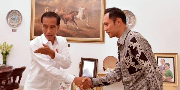 Bertemu Jokowi, AHY Harapkan Semua Pihak Dewasa Sikapi Hasil Resmi KPU