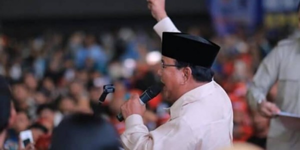 Pantun Prabowo di May Day 2019, Satu Dua Cempaka Biru