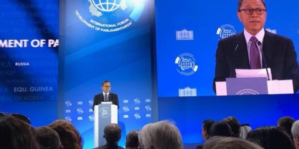 Di Moscow Rusia, Ketua MPR Tunjukan Taringnya