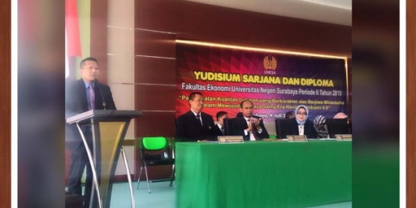 Yudisium FE Unesa : Kualitas Lulusan yang Berdaya Saing di Era Revolusi Industri 4.0