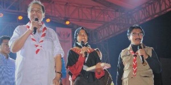 Pengusaha Chairul Tanjung Ungkap Kesuksesannya Di Depan 15.000 Anggota Pramuka