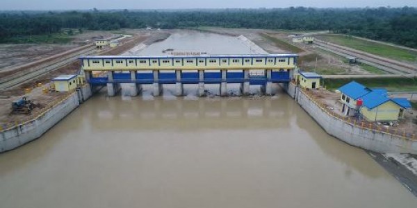 Bendung Sei Padang Rampung : Suplai Air Tiga Daerah Irigasi di Sumatera Utara Terjaga