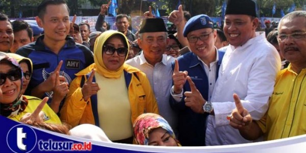 AHY Kerja Borongan, Turun di Bekasi Kampanyekan 3 Kepentingan Sekaligus