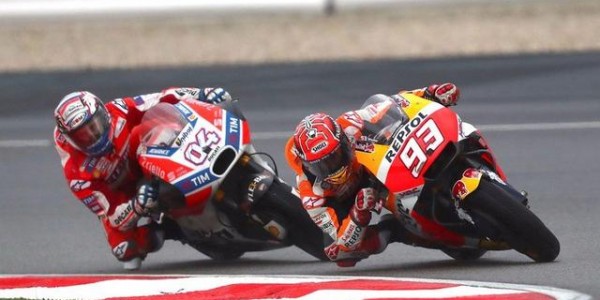 Duel Sengit, Marquez Taklukan Dovizioso Di Tikungan Terakhir