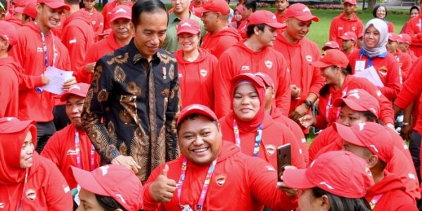 Lepas Kontingen Asian Para Games, Presiden: Berikan yang Terbaik Bagi Negara