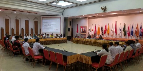 KPU Sosialisasi Fasilitas dan Ketentuan Alat Kampanye ke Parpol
