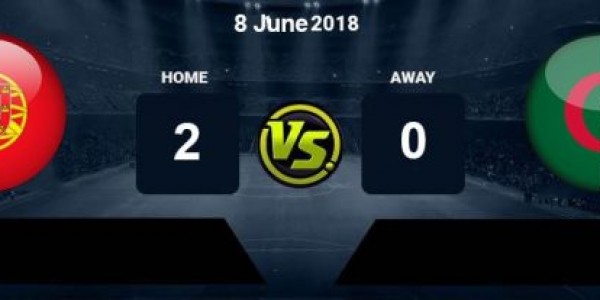 Turun Minum Babak Pertama, Portugal Gempur Aljazair 2-0
