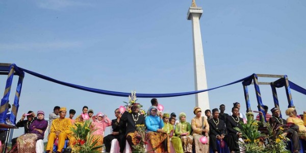 Dihadiri Aa Gym, 557 Pasangan Ikut Nikah Massal DKI