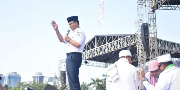 Gubernur Anies Bantah Masuk Monas Harus Pakai KTP