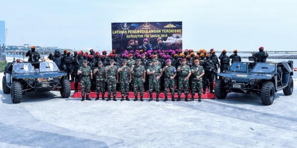 Panglima TNI Tinjau Latihan Satgultor TNI di Ancol