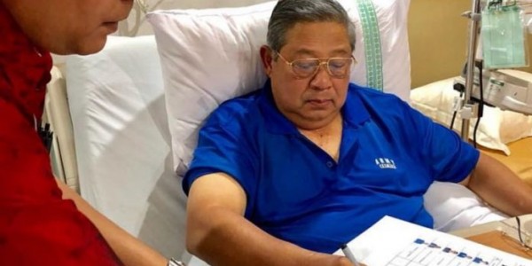 Masuk Rumah Sakit, SBY Masih Tandatangani Berkas Pencalegan