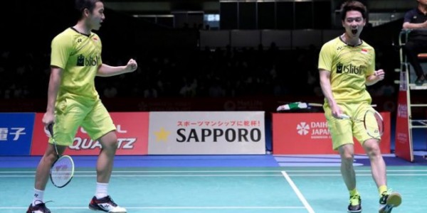Semifinal Piala Thomas; Kevin-Marcus Bawa Indonesia Imbangi Cina