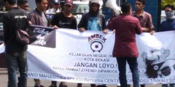 Abaikan Laporan Dugaan Korupsi, Kejari Kota Bekasi Digeruduk Massa