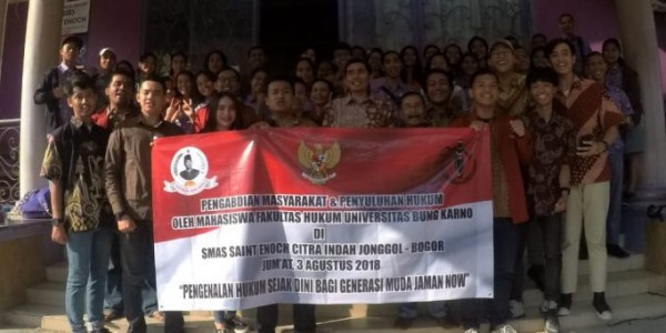 Perkenalkan Ilmu Hukum Ke Anak SMA, FH UBK Dipuji