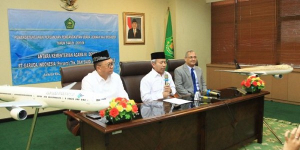 Ratusan Ribu Haji Indonesia Akan Diberangkatkan dengan Garuda dan Saudi Airlines
