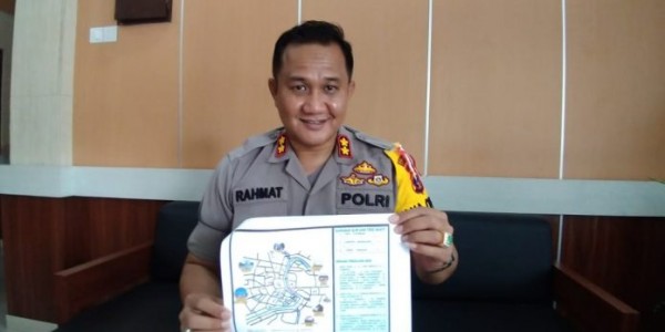 Polresta Banjarmasin Berlakukan Car Free Night di Malam Tahun Baru