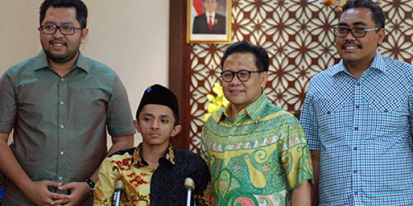 Cak Imin Bertemu Mahasiwa Disabilitas Penemu Lima Aplikasi