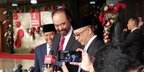 Kata Surya Paloh, Pidato Jokowi Hari Ini Adalah yang Terbaik Selama Jadi Presiden