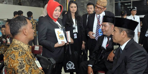 Stand Pameran Sidang Tahunan MPR Di Serbu Pengunjung