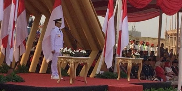 Ternyata, Ini Alasan Anies Gelar Upacara Di Pulau Reklamasi