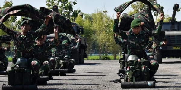 Jelang Latgab Tni 2019, Armed 12/Divif-2/Kostrad Gelar Pasukan Dan  Alutsista