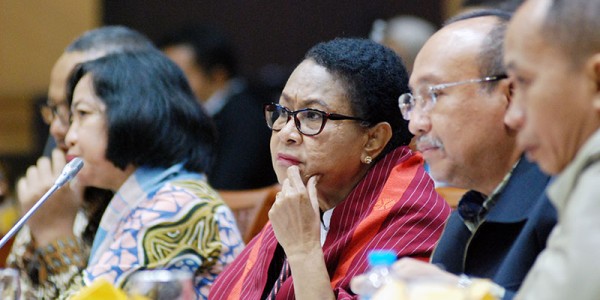 Menteri PPPA Serius Bahas Anggraran 2020