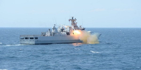 Kogaslagab TNI Berhasil Hancurkan Musuh dengan Peluru Kendali Exocet MM 40 Block-3