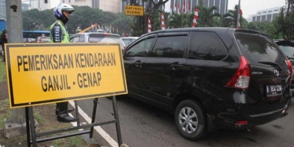 Perluasan Ganjil Genap Berlaku Mulai Hari Ini, Pelanggar Akan Kena Denda Rp 500 Ribu