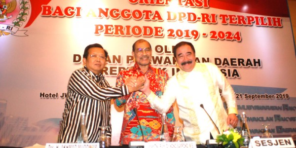 Anggota DPD RI Terpilih 2019-2024 Diharapkan Bersinergi Dengan Pemda