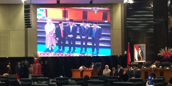 Prasetyo Edi dan M Taufik Kembali Duduki Kursi Pimpinan DPRD DKI Jakarta