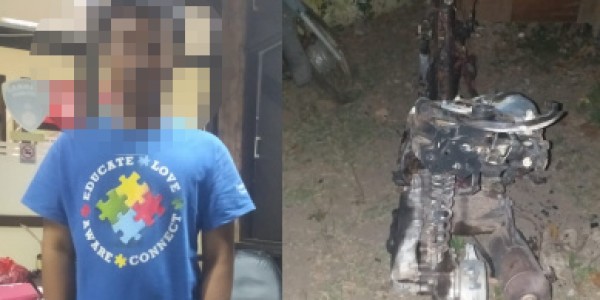 Jambret Handphone di Jagawana, Motor Begal Dibakar Massa