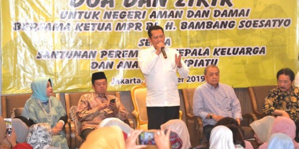 Ketua MPR Bamsoet, Ajak Semua Elemen Bangsa Sukseskan Pelantikan Presiden