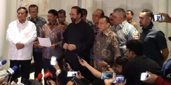 Ini Poin Kesepakatan Prabowo-Paloh