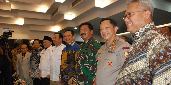 MPR Gelar Rapat Koordinasi Dengan Panglima TNI,Kapolri,Kepala BIN dan KPU