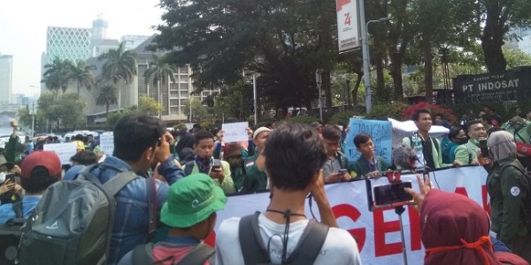 Tak Terbitkan Perppu KPK, Mahasiswa Sebut Jokowi Tukang Ingkar Janji