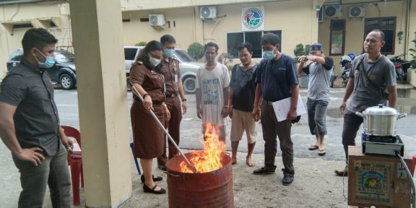 Polres Sergai Musnakan Sabu dan Ganja Senilai Rp 28 Juta