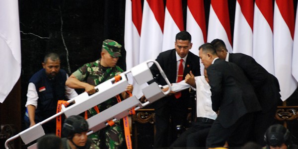 Simulasi Pertolongan Darurat Presiden