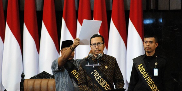Peragaan Pelantikan Presiden Terpilih