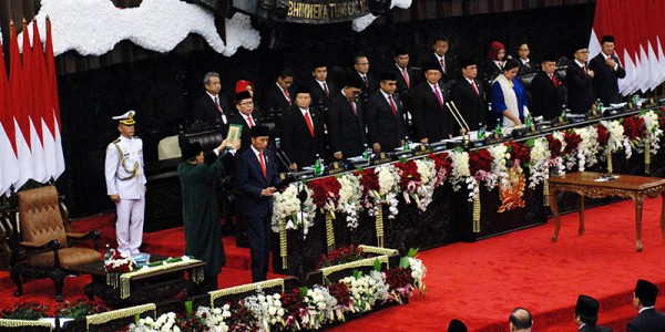 Pelantikan Presiden Jokwidodo Dan Wakil Presiden KH. Ma'ruf Amin