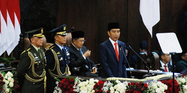 Pidato  Kenegaraan Pertama Presiden Joko Widodo
