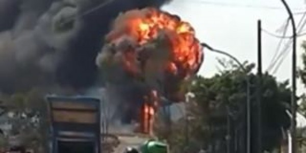 Pipa Pertamina Terbakar Akibat Proyek Kereta Cepat