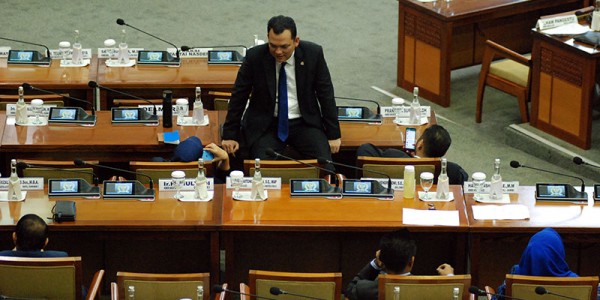 Ngobrol Sebelum Sidang Paripurna DPR