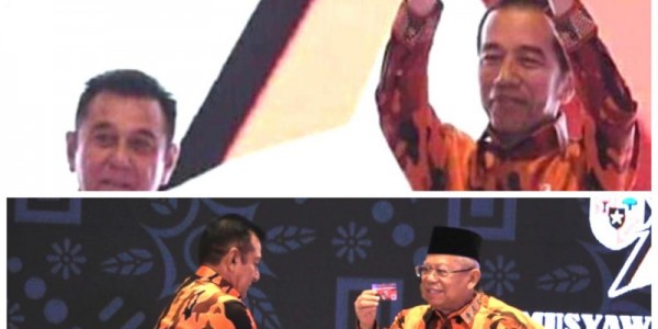 Bamsoet Bangga Presiden Jokowi Dan Wapres KH. Ma'ruf Amin Jadi Keluarga Besar Pemuda Pancasila